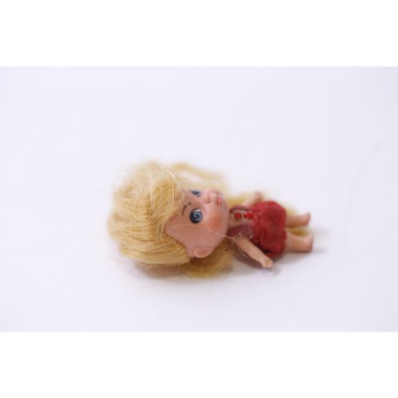 1960s Liddle Kiddles Lorna Mini Doll, Lucky Locket Line, Mattel, ~ 250929-WH 766 - Picture 2 of 3